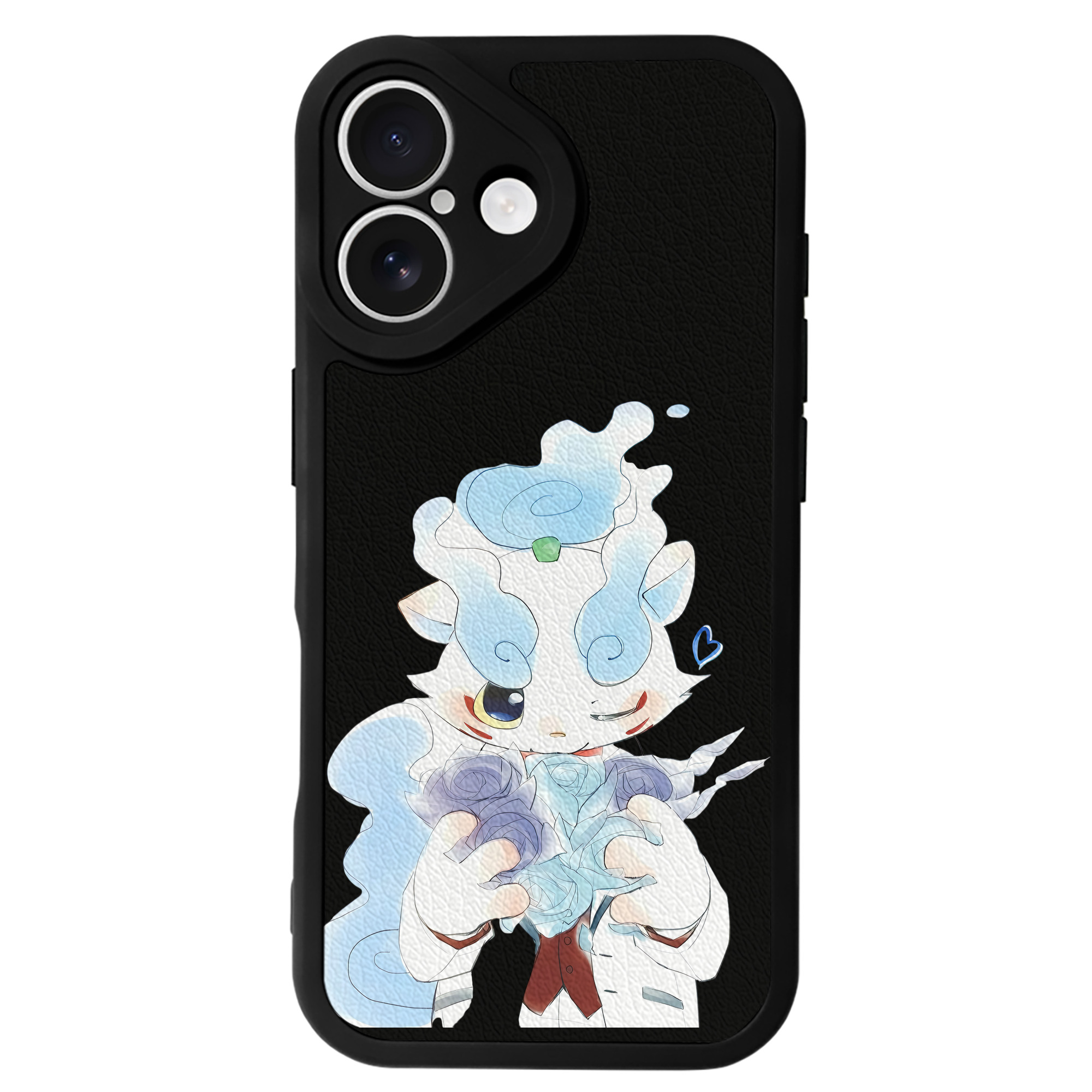（画像用） 妖怪ウォッチ Yo-kai Watch 【iPhone 16シリーズ対応】シリコンスマホケース（レザー調） 材質：シリコン